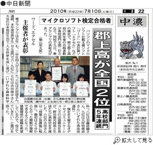 中日新聞
